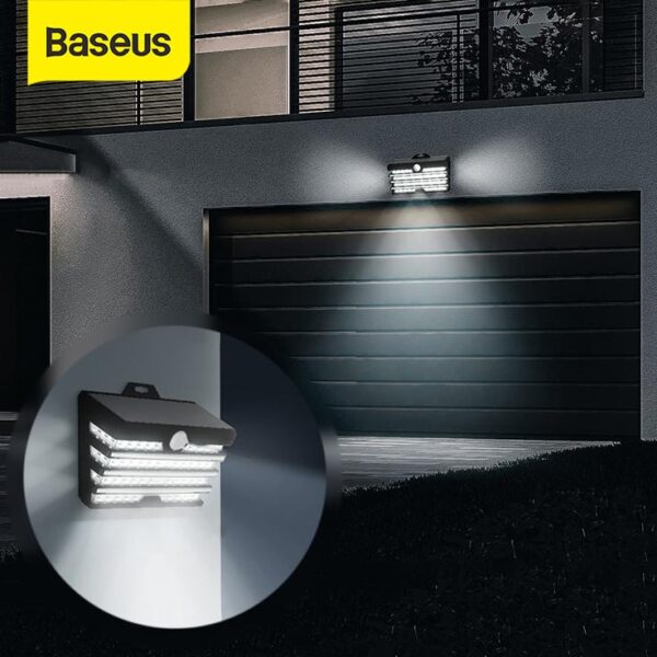 Baseus Energy Collection Series Wall Lamp Solar Energy Human Body Induction (02 Pack)