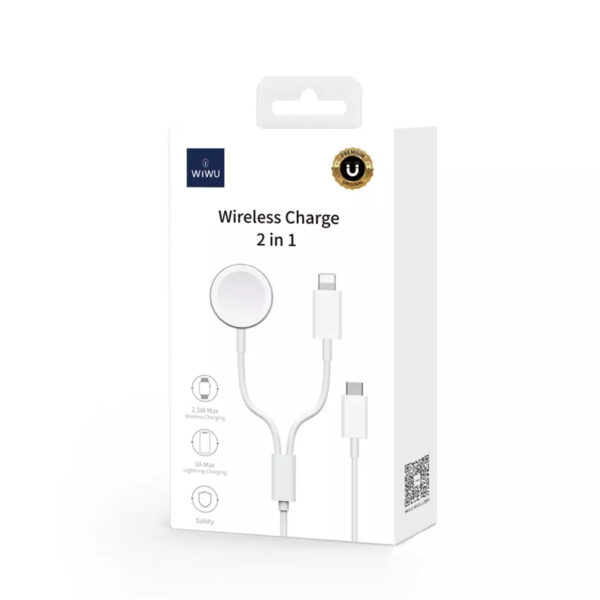 WiWU 2 In 1 Wireless Charger