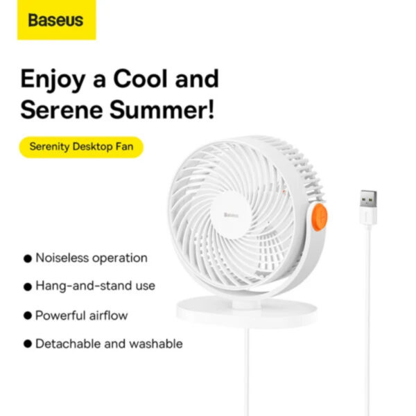Baseus Serenity Desktop Fan | Fan Pro