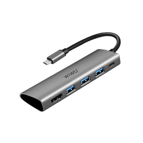 WiWU A531H 5 in 1 Type C Adapter