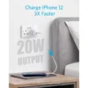 Anker PowerPort iii 20W USB-C 3pin Wall Charger (A2632k21)