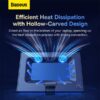 Baseus ThermoCool Heat-Dissipating Laptops Stand (Turbo Fan Version) Grey Hollow Air Duck