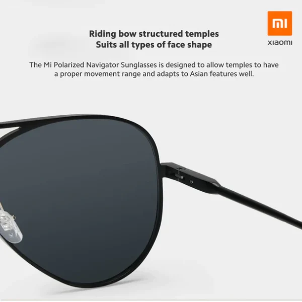 Mi Polarized Navigator Sunglasses - Gray