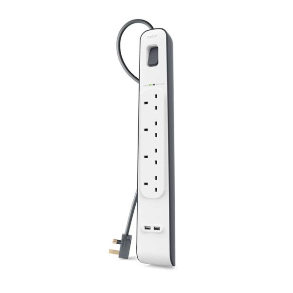 Belkin Surge Plus 4 2USB Multi Power Strip