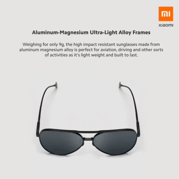 Mi Polarized Navigator Sunglasses - Gray