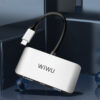WiWU Alpha 3 In 1 USB -C Hub C2H