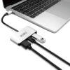 WiWU Alpha 3 In 1 USB -C Hub C2H