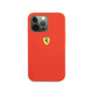 Scuderia Ferrari on Track iPhone 13 Pro Silicone Case - Red