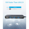 Anker A8321 Premium 4-in-1 60W PD USB C Hub