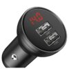 Baseus digital display car charger dual USB 4.8A 24w