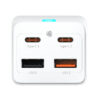 Baseus GaN3 Pro Desktop Powerstrip 2AC+2U+2C 65W White