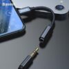 Baseus L3.5 ip male to 3.5mm female adapter
