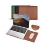 COTEetCI Multifunctional Leather Liner Bag for MacBook Pro 13 Inch