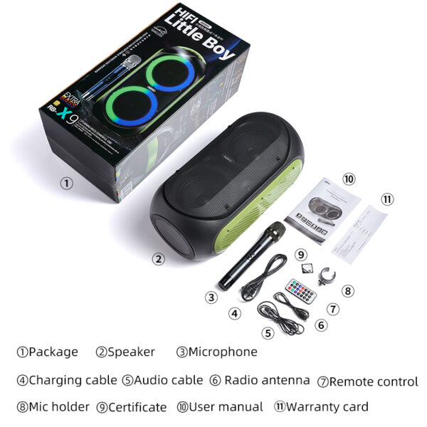 Remax RB-X9 Little Boy Portable Wireless Speaker
