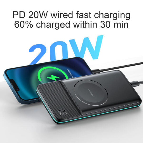 Joyroom JR-W040 20W Magnetic Wireless 10000mAh Power Bank