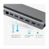 Powerology 100w 11 In 1 Muilti Display USB-C Hub Laptops Stand