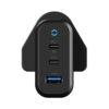 Powerology Compact 3 Output 65W GaN Charger