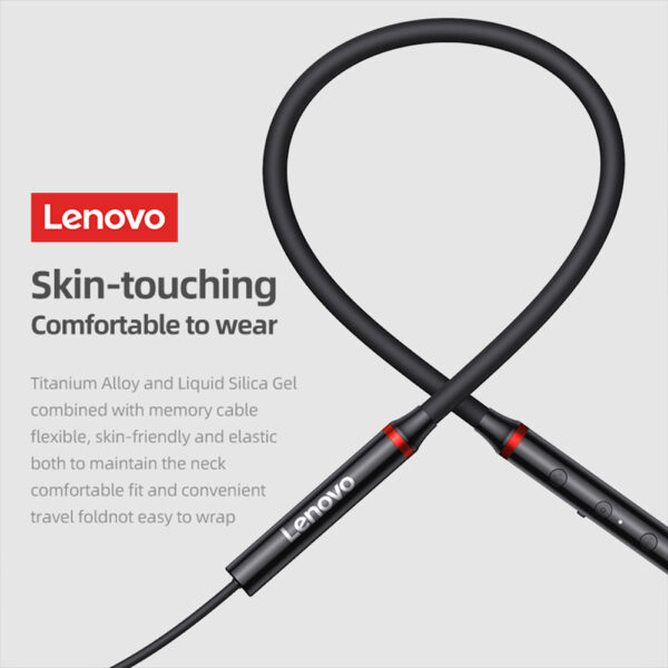 Lenovo HE05x Sports Magnetic Wireless Neckband Earphones