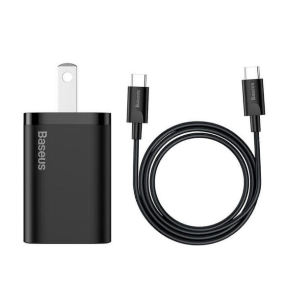 Baseus Super Si Quick Charger 25W 2pin Type-C Charger Set