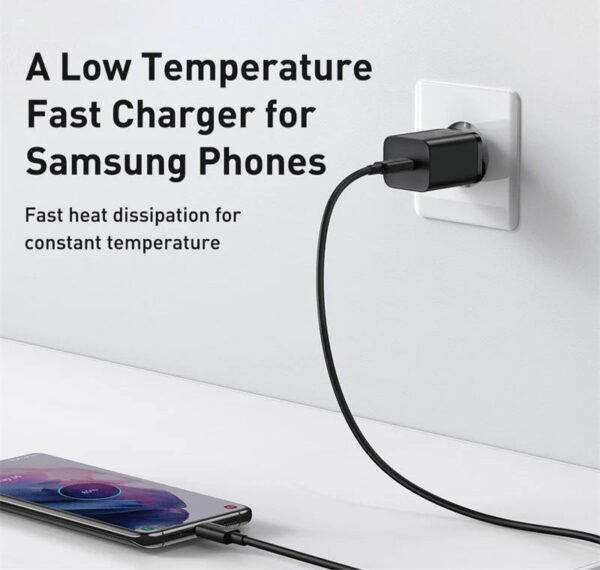 Baseus Super Si Quick Charger 25W 2pin Type-C Charger Set