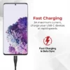 Promate Fabric Braided USB-C Data Sync & Charge Cable