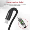 Promate Fabric Braided USB-C Data Sync & Charge Cable