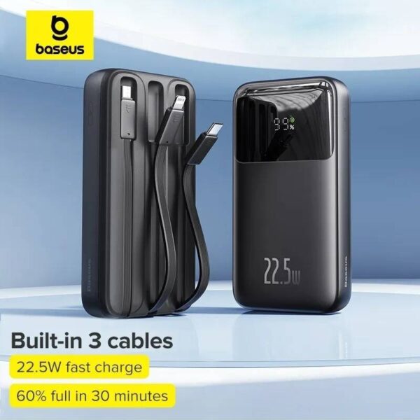 Baseus 22.5W Comet Series 10000mAh 3 in 1 Power Bank